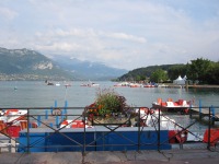 Lac Annecy within an hours drive, a truly wonderful medieval town, with amazing mountain backdrops.
