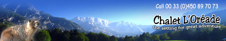 Chalet L'Oreade - Idylic Mountain Chalet for Self Catering Rental